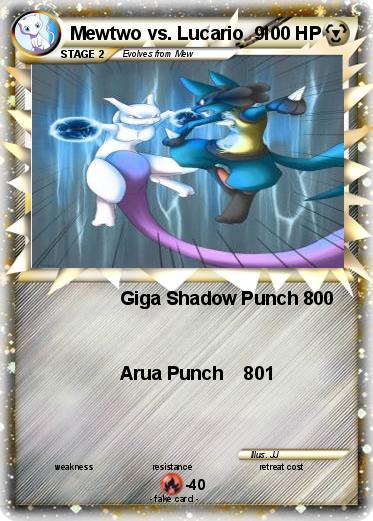 Pokemon Mewtwo vs. Lucario  9