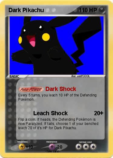Pokemon Dark Pikachu