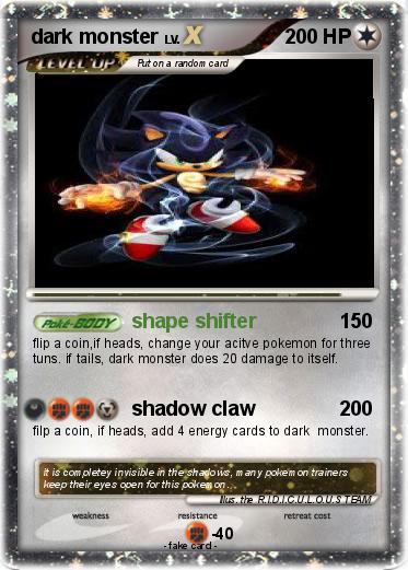 Pokemon dark monster
