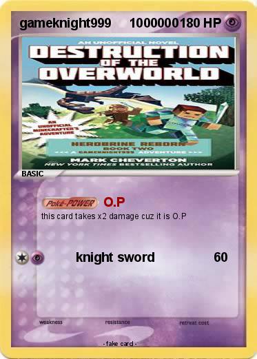 Pokemon gameknight999     1000000
