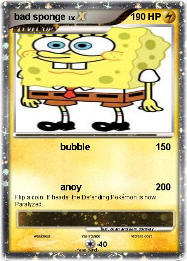 Pokemon bad sponge