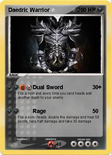 Pokemon Daedric Warrior