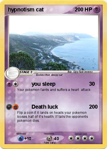 Pokemon hypnotism cat