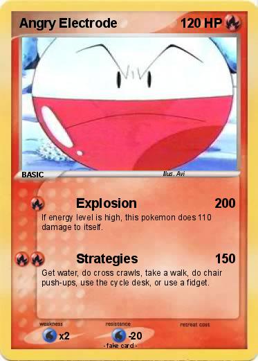 Pokemon Angry Electrode