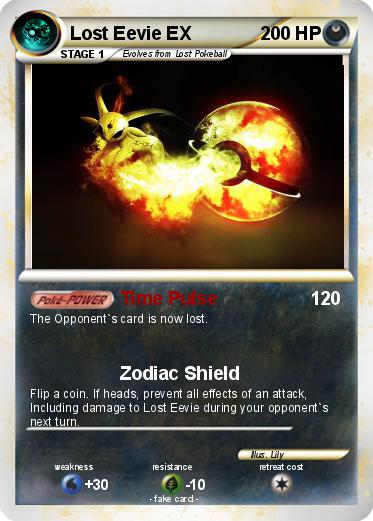 Pokemon Lost Eevie EX
