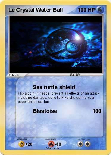 Pokemon Le Crystal Water Ball