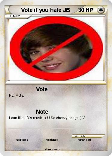 Pokemon Vote if you hate JB