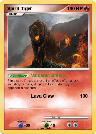 Pokemon Spirit Tiger
