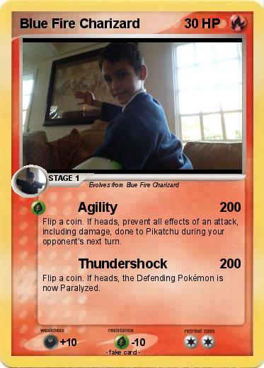 Pokemon Blue Fire Charizard