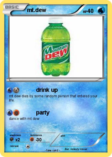 Pokemon mt.dew