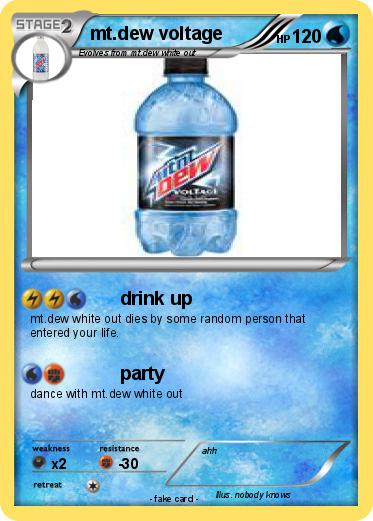 Pokemon mt.dew voltage