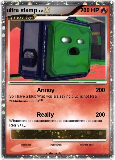 Pokemon ultra stamp