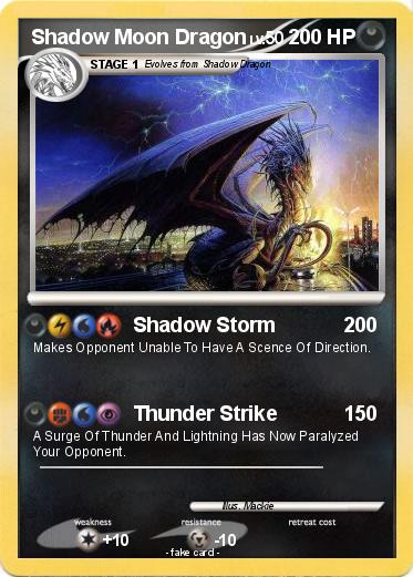 Pokemon Shadow Moon Dragon