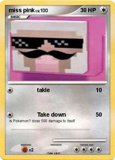 Pokemon miss pink