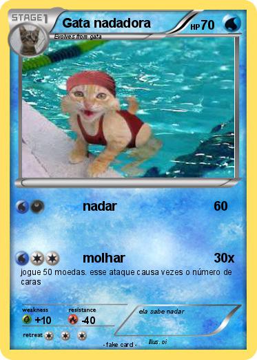 Pokemon Gata nadadora