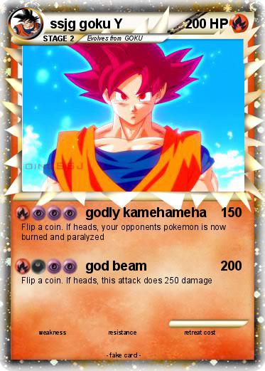Pokemon ssjg goku Y