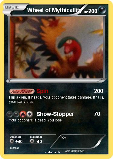 Pokemon Wheel of Mythicallity