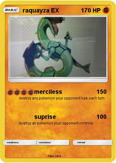Pokemon raquayza EX