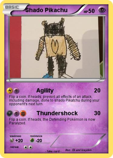 Pokemon Shado Pikachu