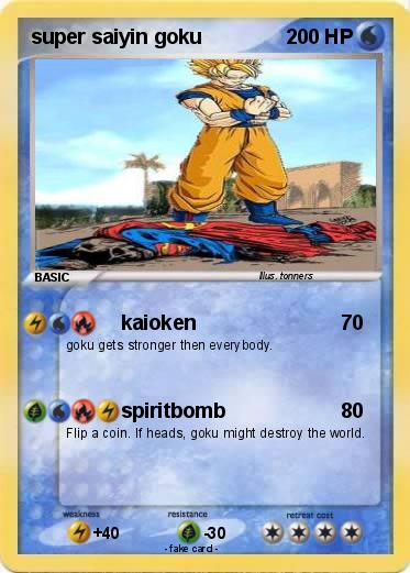Pokemon super saiyin goku