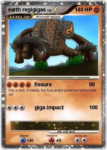 Pokemon earth regigigas