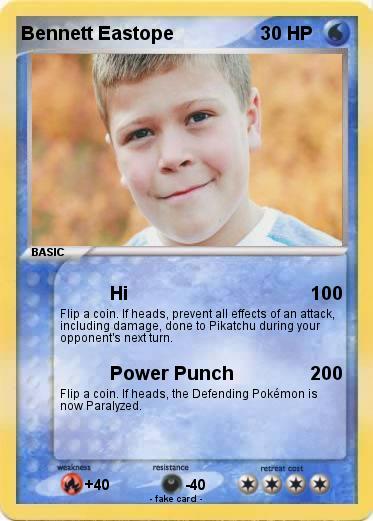 Pokemon Bennett Eastope