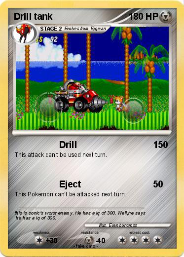 Pokemon Drill tank