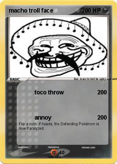 Pokemon macho troll face