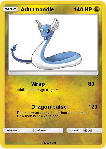 Pokemon Adult noodle