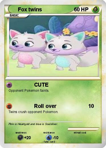 Pokemon Fox twins