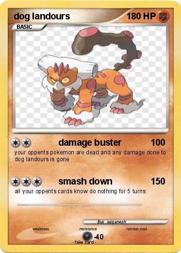 Pokemon dog landours