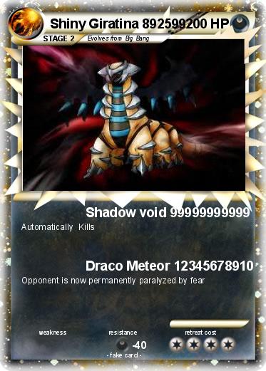 Pokemon Shiny Giratina 892599