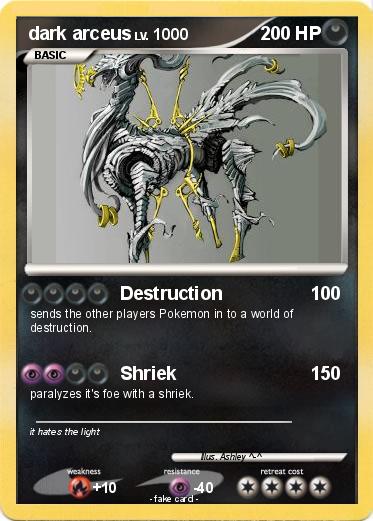 Pokemon dark arceus