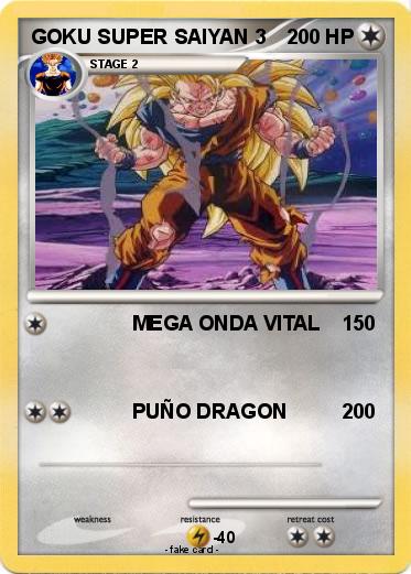 Pokemon GOKU SUPER SAIYAN 3