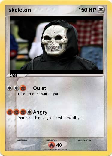 Pokemon skeleton          