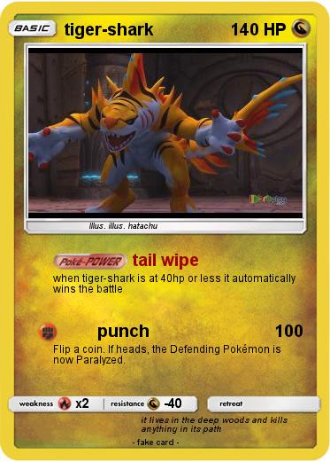 Pokemon tiger-shark