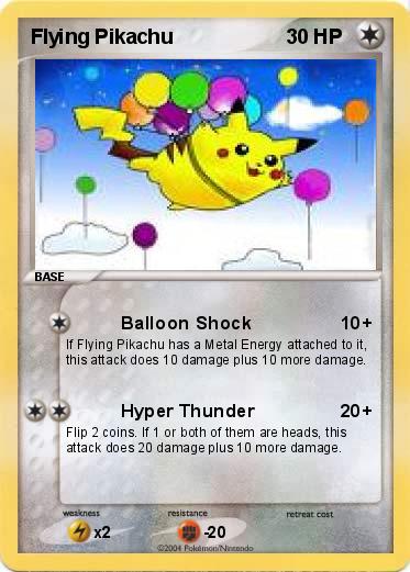 Pokemon Flying Pikachu