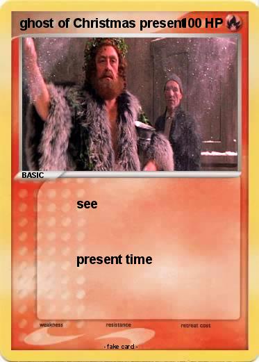 Pokemon ghost of Christmas present