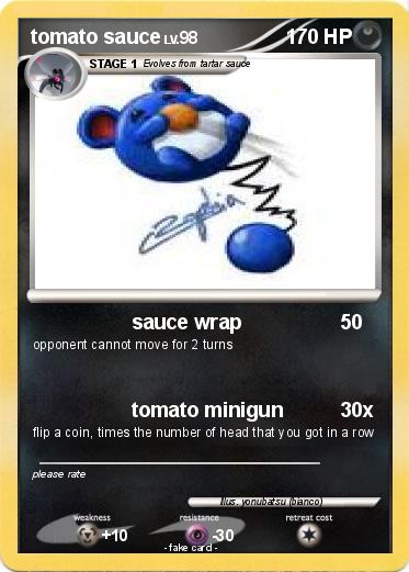 Pokemon tomato sauce