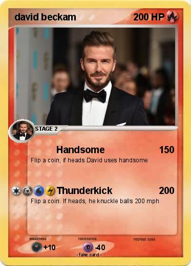 Pokemon david beckam