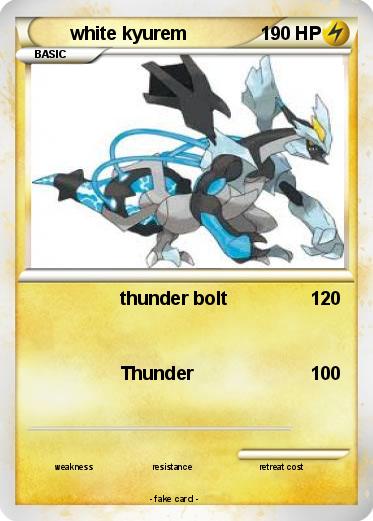 Pokemon white kyurem