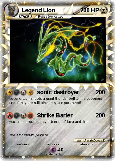 Pokemon Legend Lion