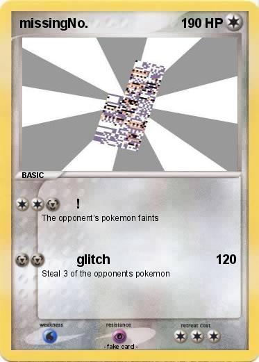 Pokemon missingNo.