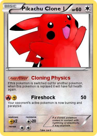 Pokemon Pikachu Clone 1