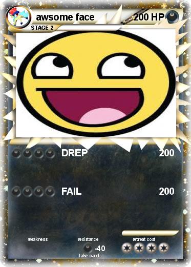 Pokemon awsome face