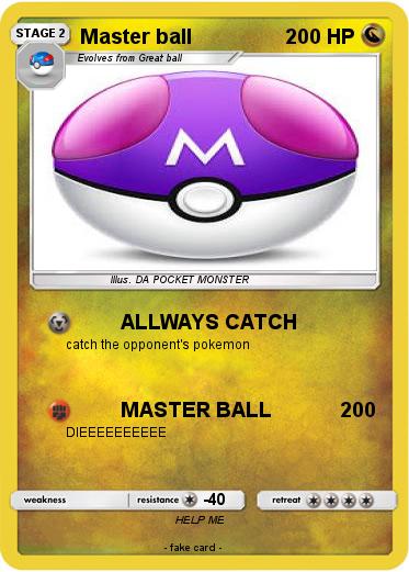Pokemon Master ball