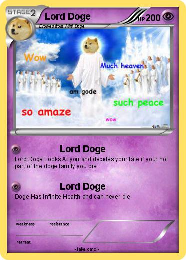 Pokemon Lord Doge