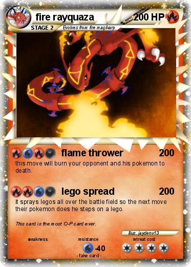 Pokemon fire rayquaza