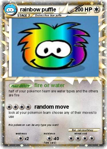 Pokemon rainbow puffle