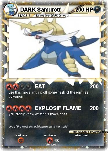 Pokemon DARK Samurott